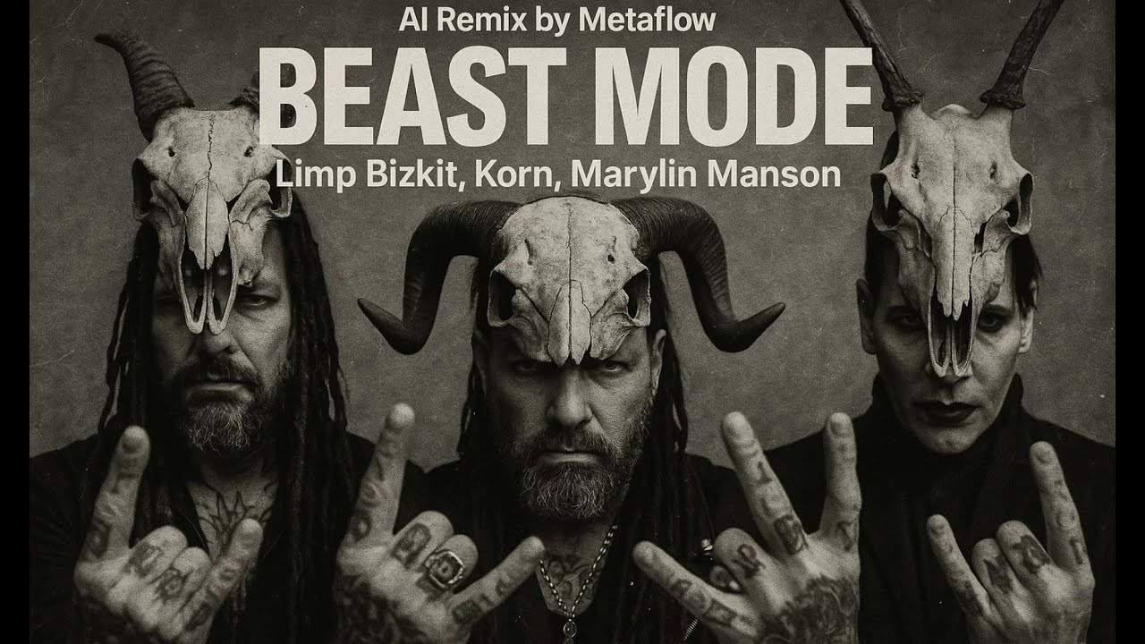 [XXL] Beast Mode Nu Metal Vol. 1&ndash; Korn, Manson, Limp Bizkit Inspired -2000s Hardcore Rock AI Mix