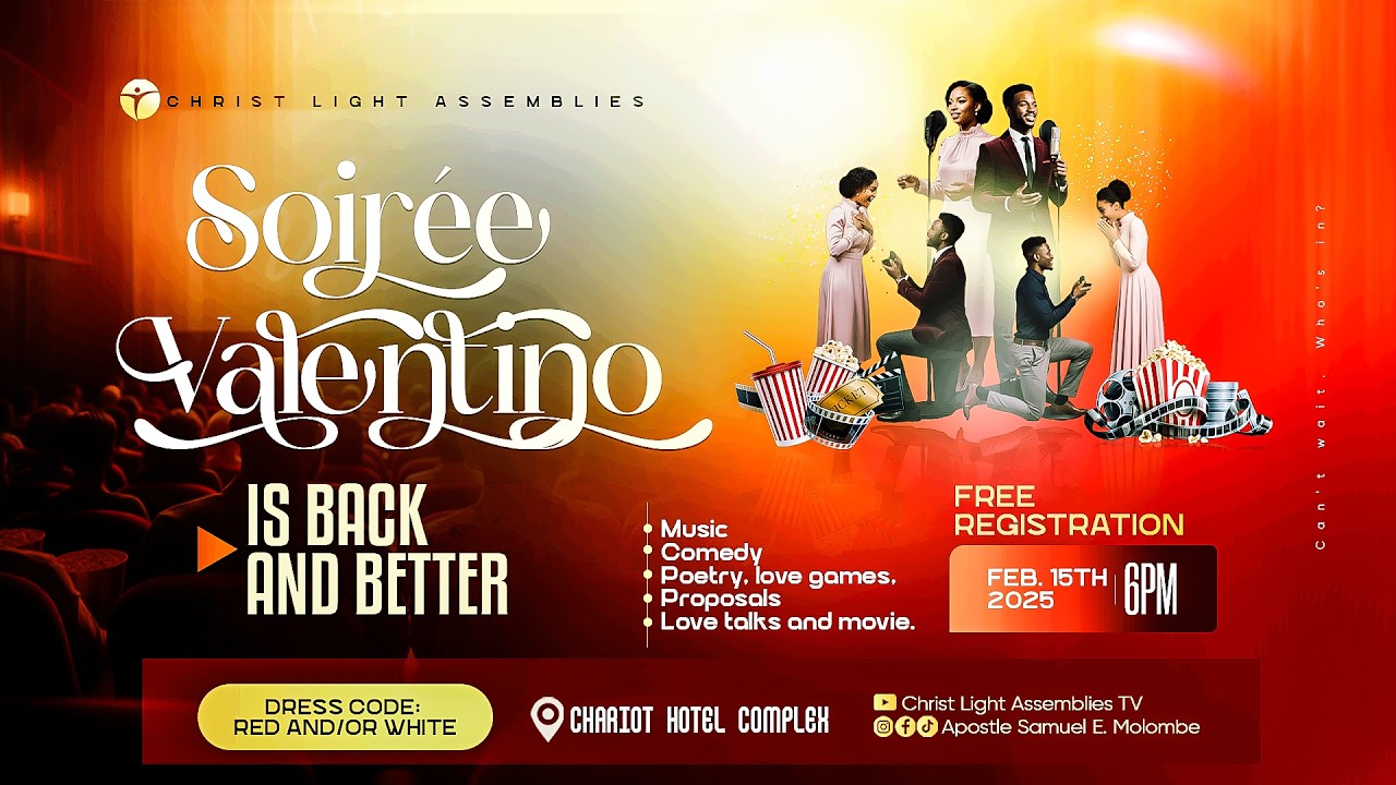 SOIREE VALENTINO WITH APOSTLE SAMUEL E. MOLOMBE | 15|02|2026