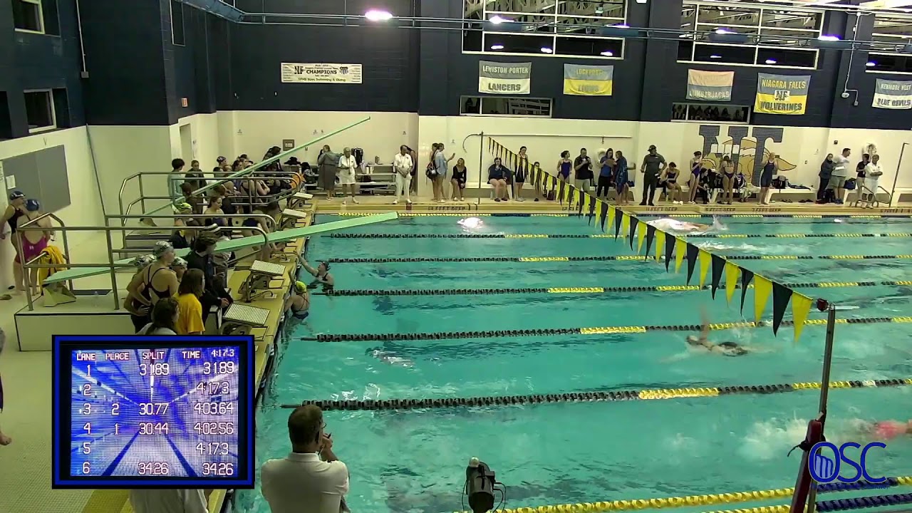 2023 Niagara Frontier League Girls Varsity Swimming Preliminaries