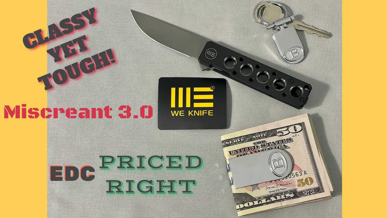 STAY ALIVE SURVIVAL PRESENTS WE KNIFE MISCREANT 3.0