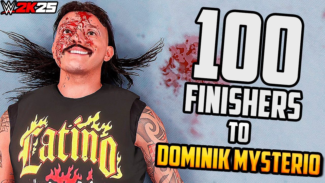 100 финишеров Доминику Мистерио в WWE 2K25!