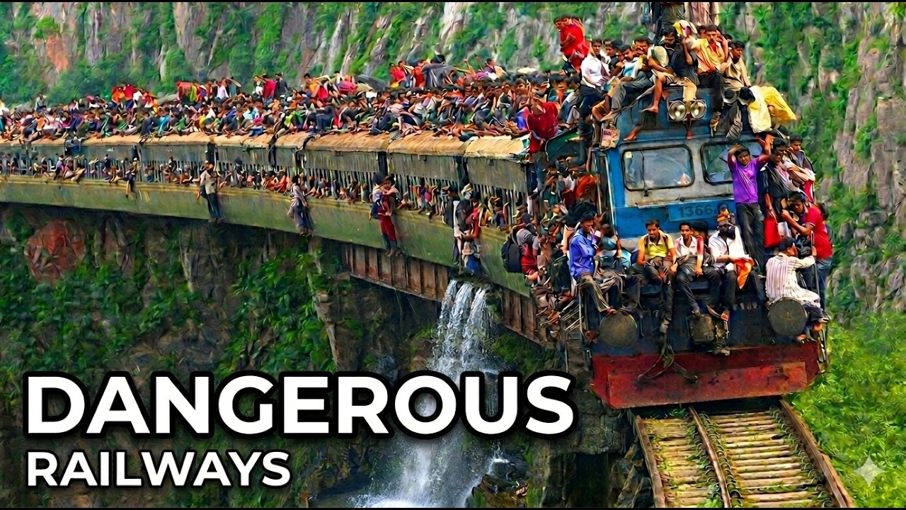 Impossible Places | World's Most Dangerous Railways on Earth That You Won't Believe Your Eyes