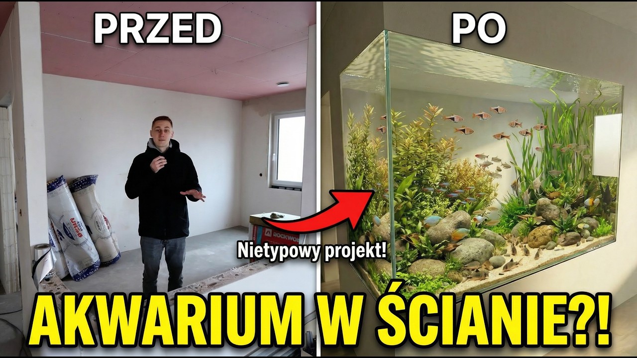 Idealny DOM PARTEROWY 122m²?  Zobacz to AKWARIUM w ścianie! (Home Tour)