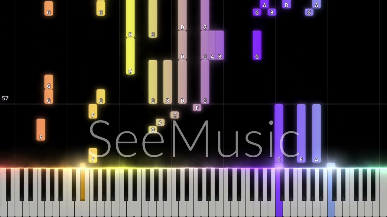 Staff Credits (from Ring Fit Adventure) - Piano Duet