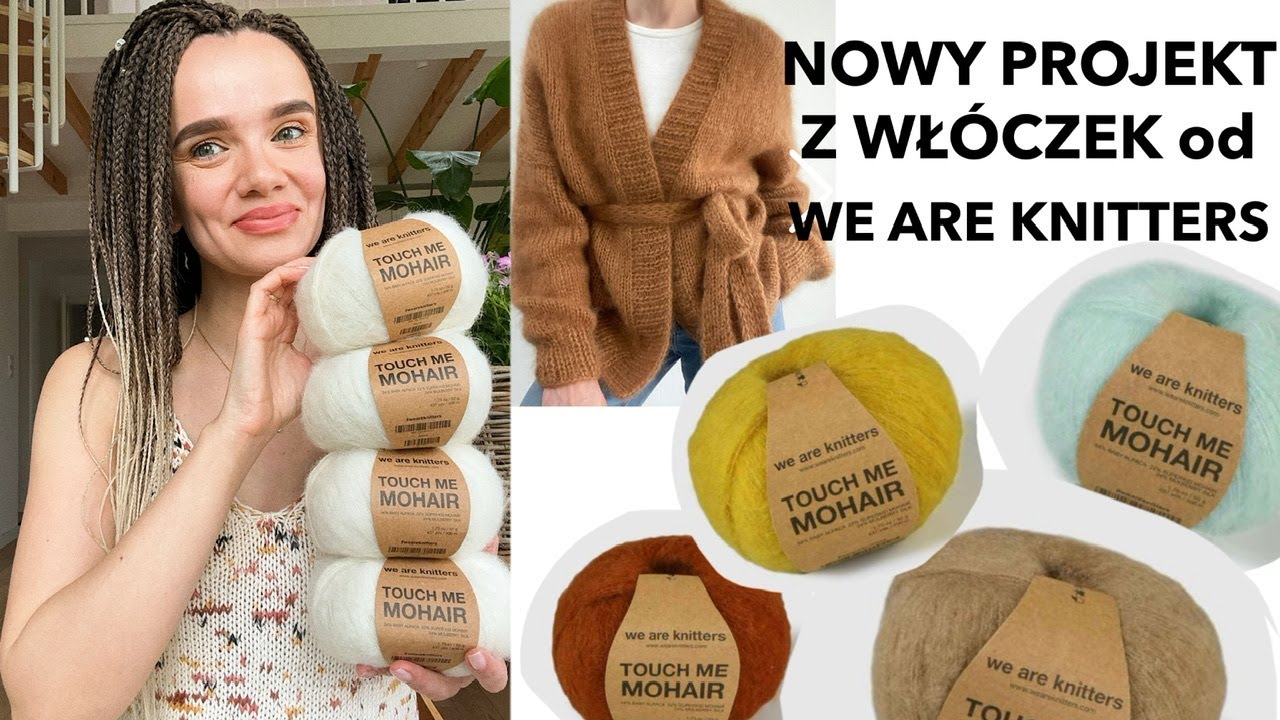 Moher od WE ARE KNITTERS. Kardigan z paskiem. Projekt w cztery nici. Unboxing