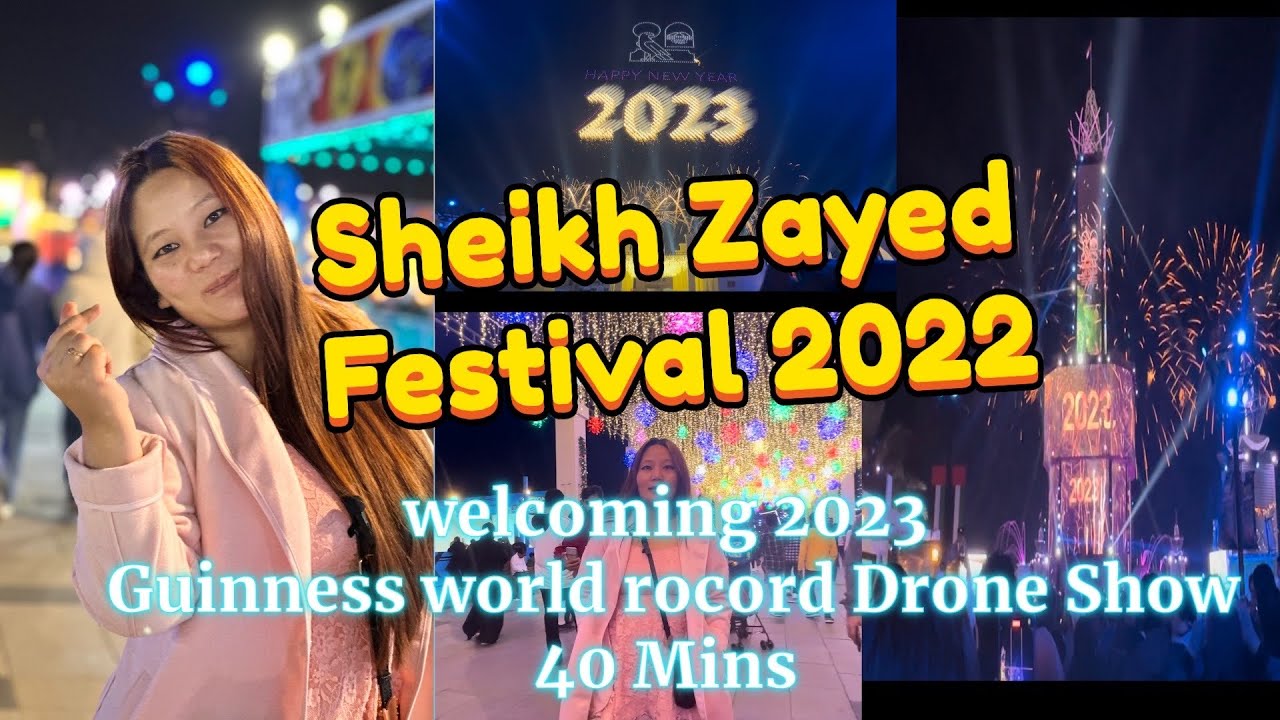 Sheikh Zayed Festival 2023 | Full Tour Vlog | Sheikh Zayed Drone Show & Fireworks | #abudhabi