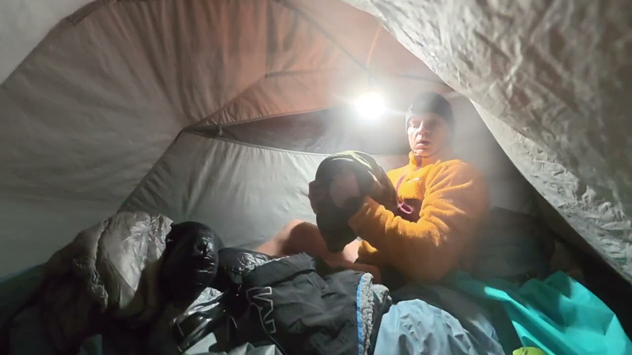 Winter wild camp Peak District!