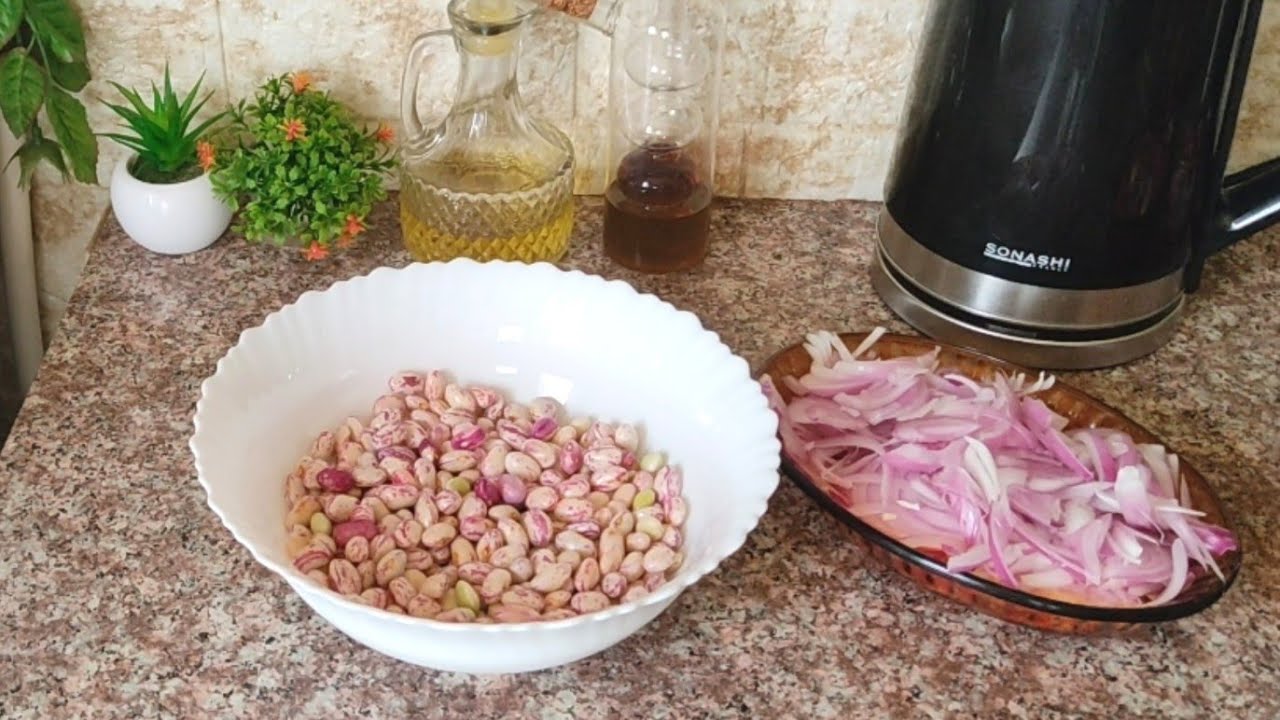 لوبيا تفصاص بسر المطاعم (لوبيا غريني) اواللوبيا حمرا بنة تهبل/Haricot rouge
