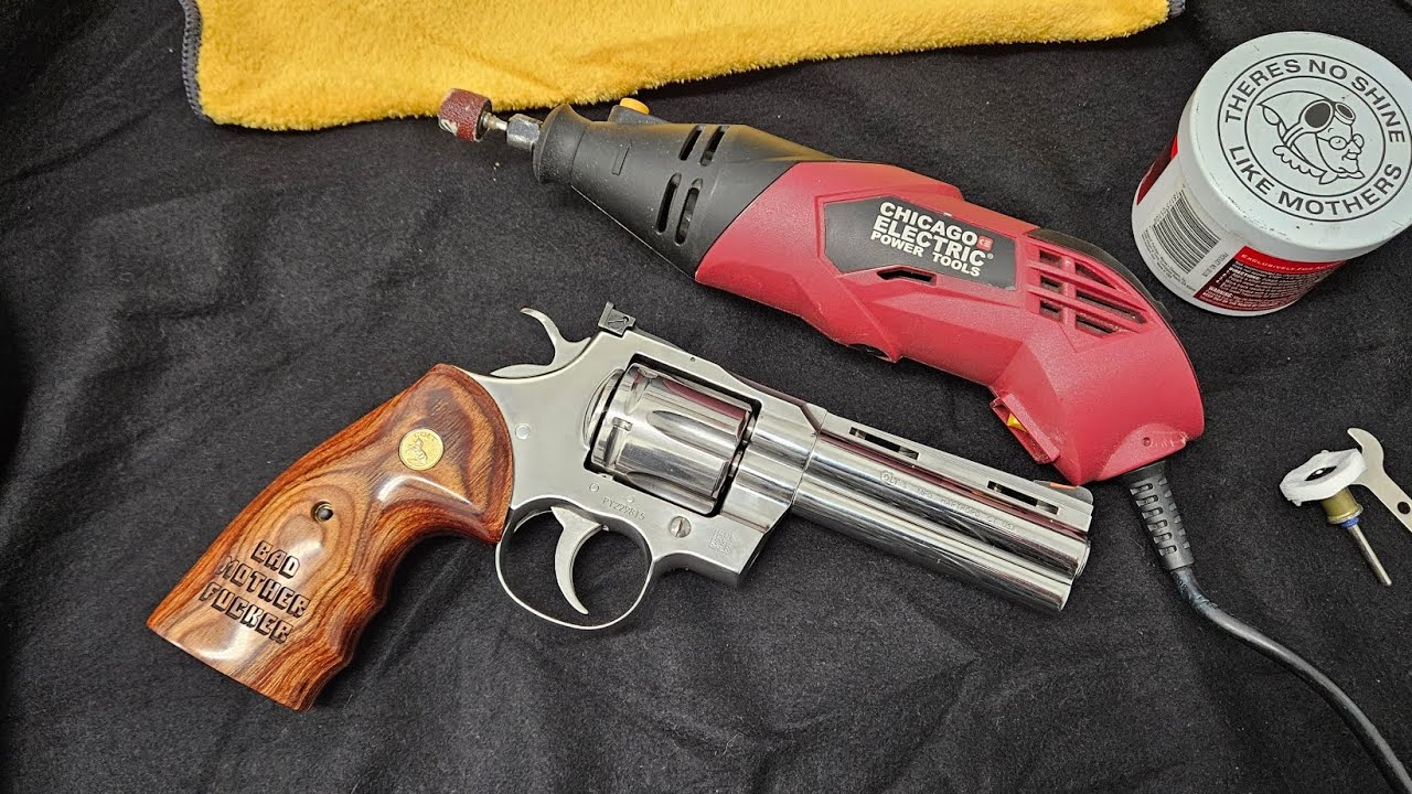 Colt Python bar code removal!! Can it be done?
