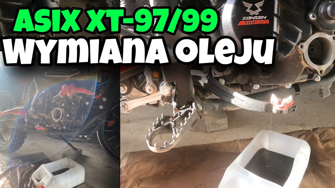 JAK WYMIENIC OLEJ W ASIX XT-97/99