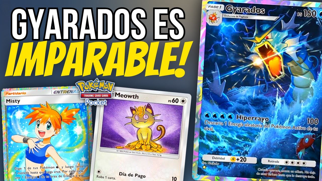 GYARADOS tiene su propio mazo y es PODEROSO! - POKEMON POCKET