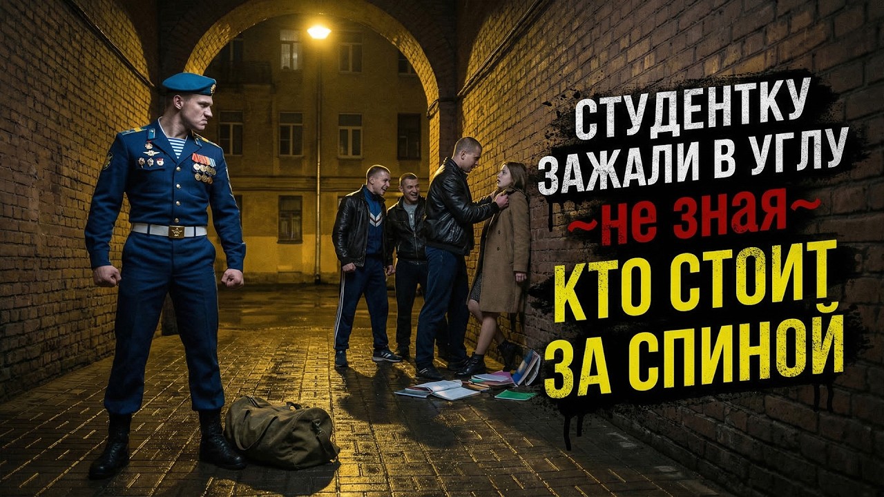 Бандиты зажали студентку в подворотне, не зная что за спиной стоит ДЕСАНТНИК из Афгана...