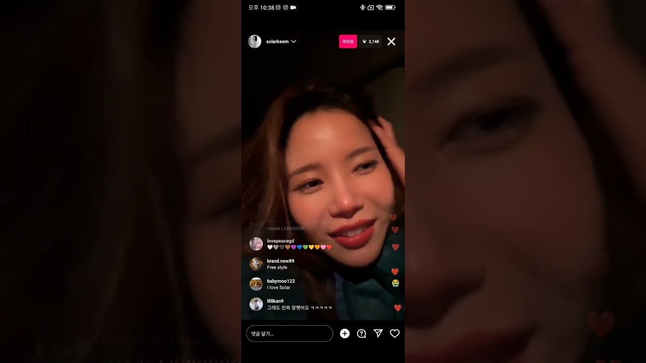 240125 solarkeem 솔라 Instagram live ( MAMAMOO.SOLAS )