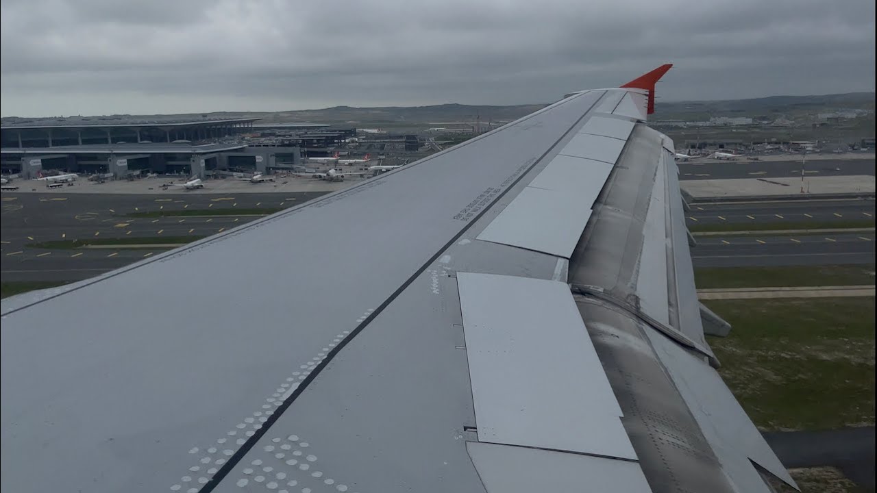 Аэрофлот • Airbus A321-211 • RA-73160 • Пасмурная посадка в аэропорту Стамбула