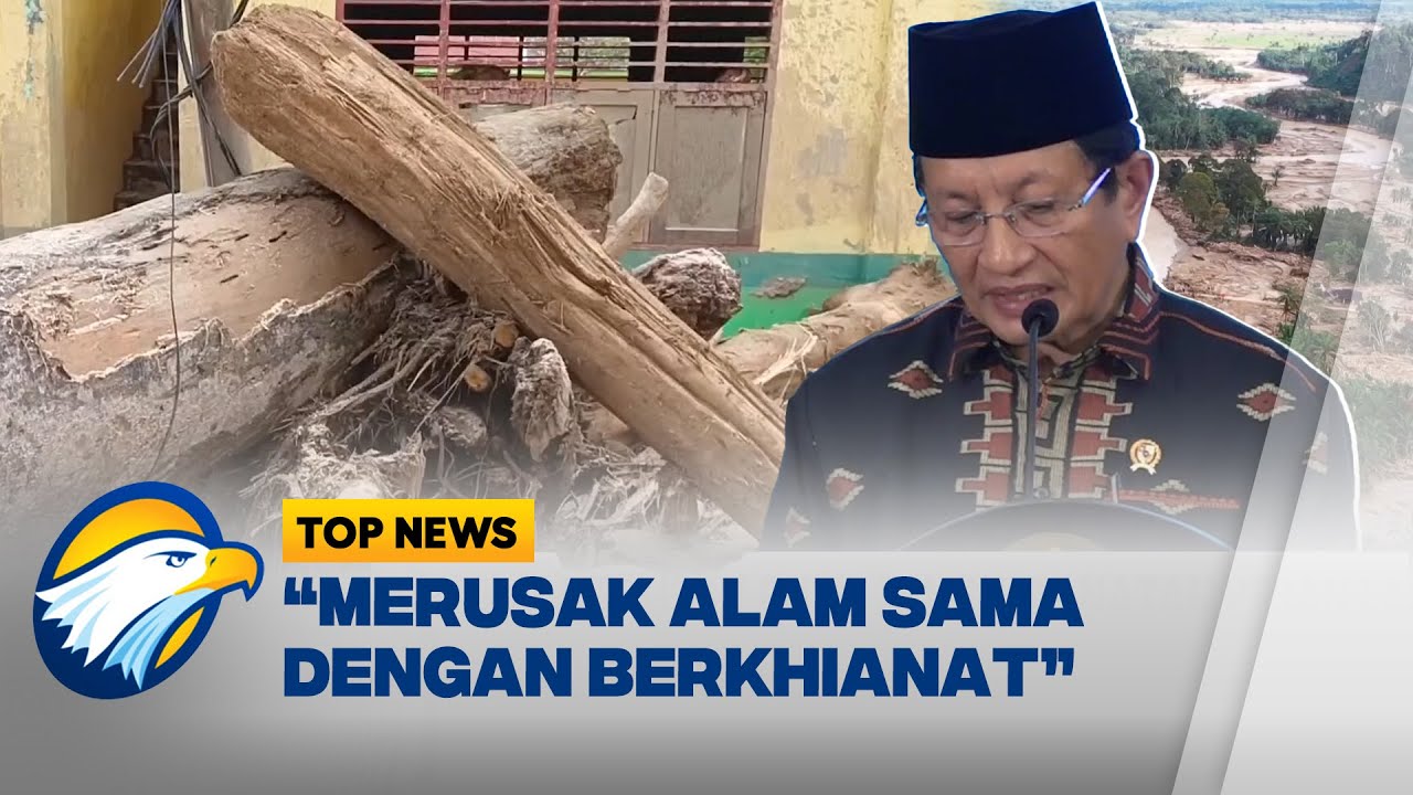 Menag: Merusak Bumi Pengkhianatan Pesan Langit - [TOP NEWS]