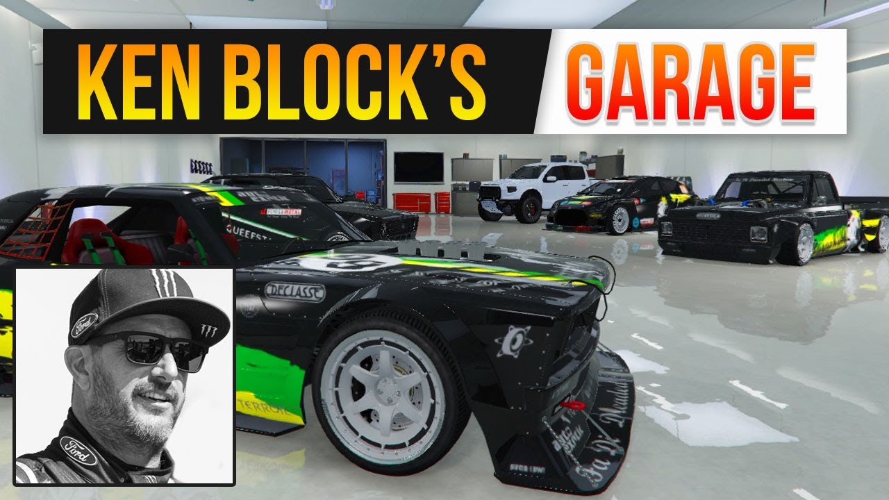 Tribute to Ken Block - Hoonigan Garage in GTA 5 Online