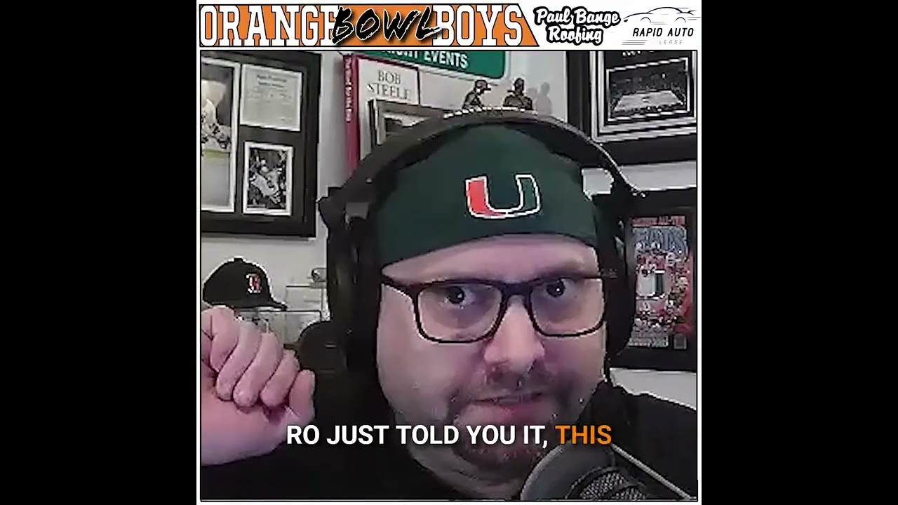 Toast's Three Keys to Miami win over Ole Miss - Orange Bowl Boys