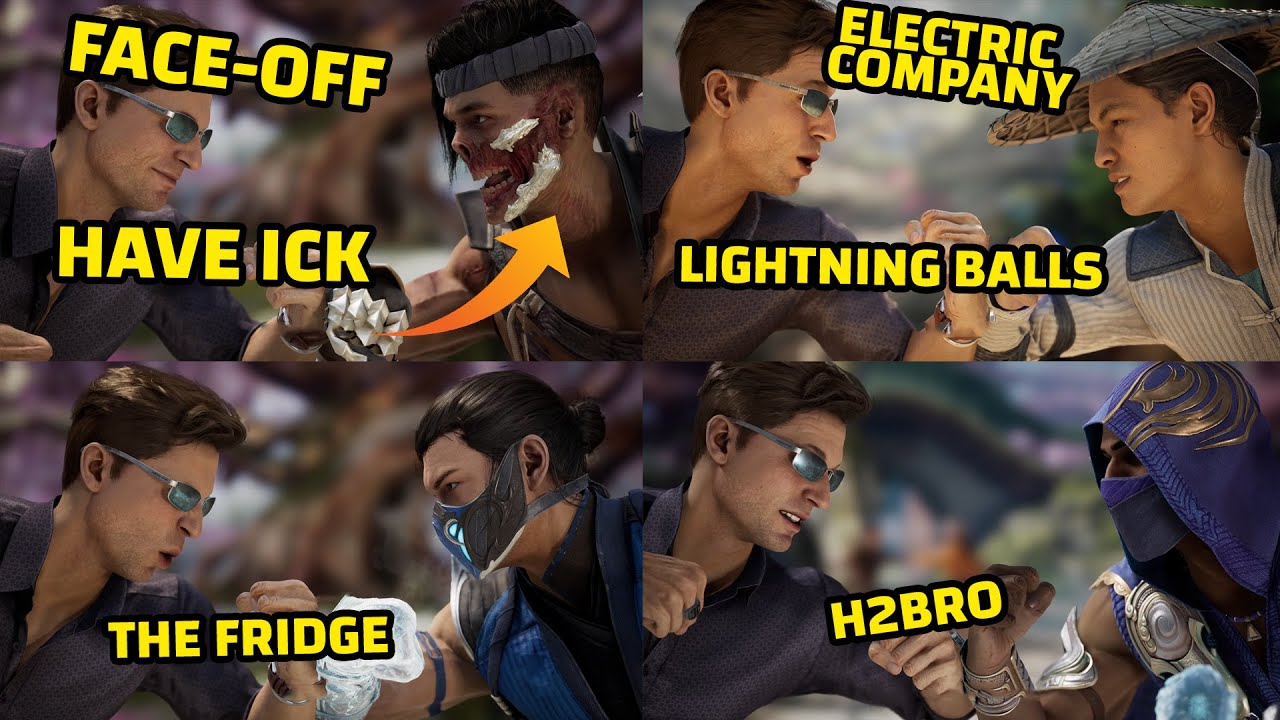 Characters Nicknamed by Johnny Cage in Mortal Kombat (MK1 2023)