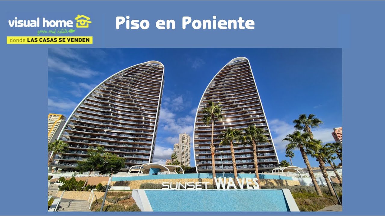 VIDEO VISITA REF: 18258 ¡Exclusivo apartamento de lujo en Sunset Waves Playa de Poniente, Benidorm!