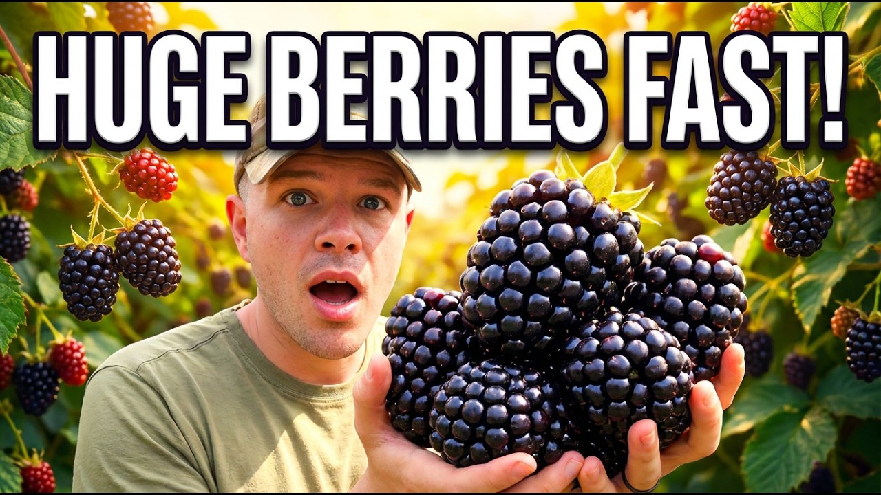 This Blackberry Variety Produces Massive Fruit Immediately