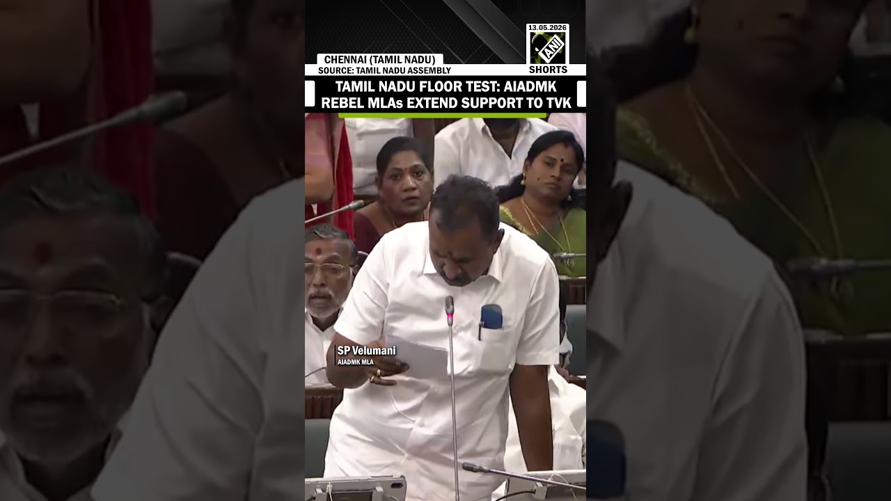 Tamil Nadu Floor Test: AIADMK rebel MLAs led by CV Shanmugam extend support to TVK amid chaos