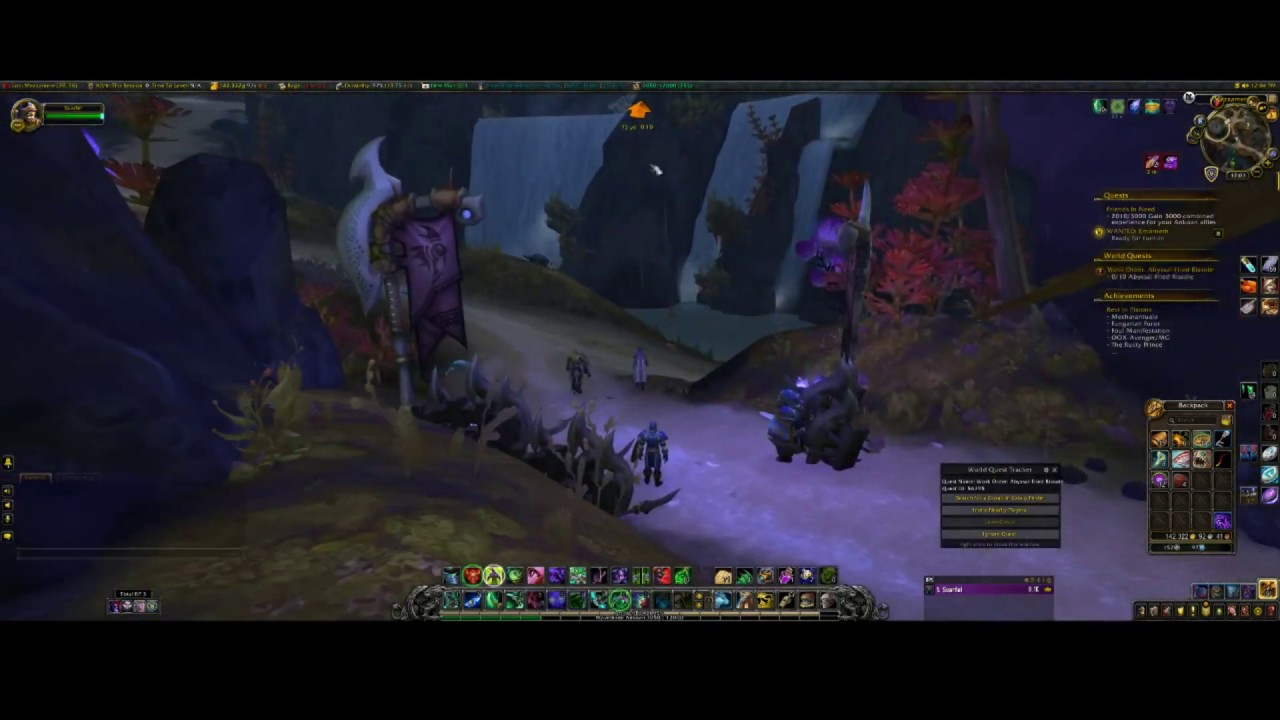 Location to hand in the 'Skeletal Hand' (WoW) in Nazjatar