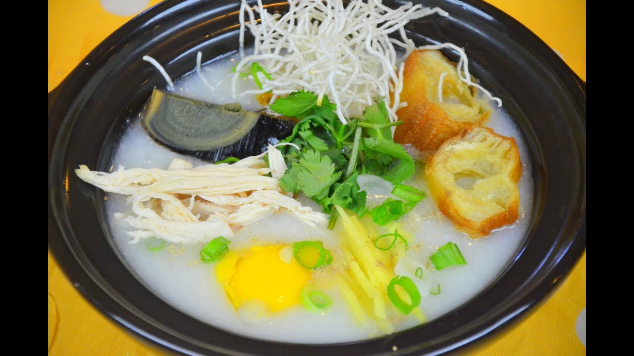 How To Make Jok -Thai-style rice porridge โจ๊ก ไก่ทรงเครื่อง (Thai Food)