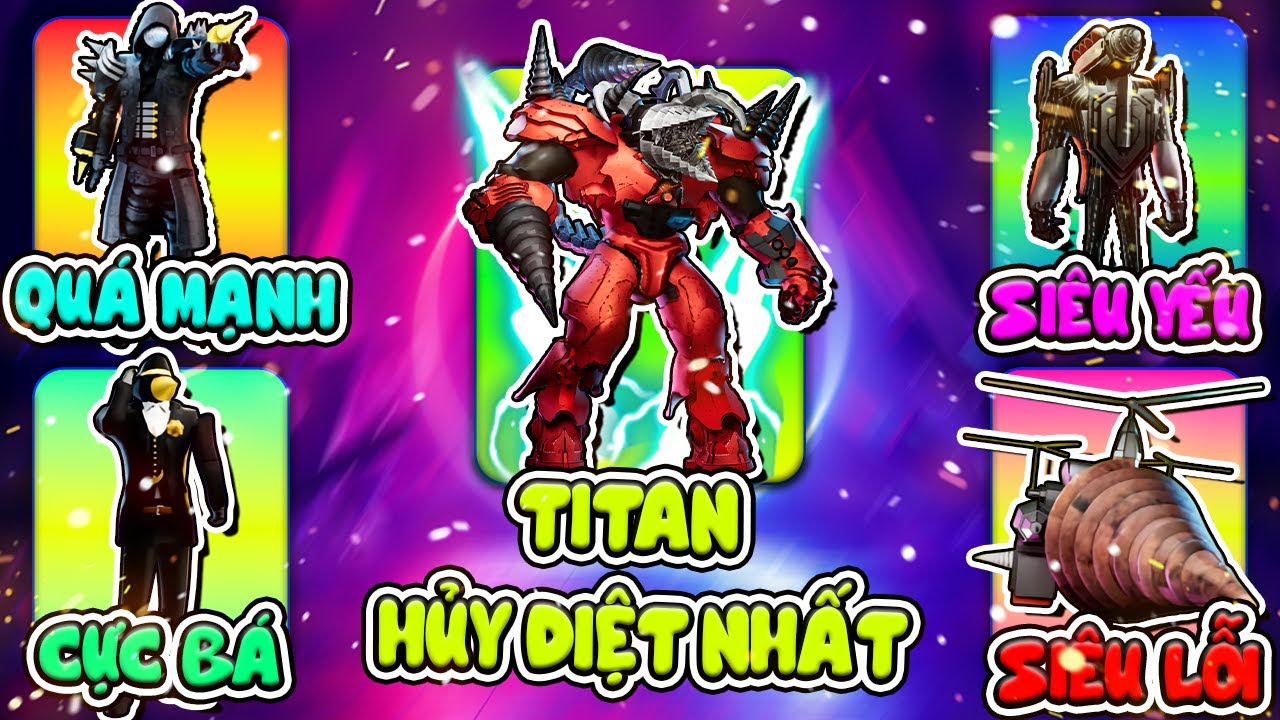 UPGRADED TITAN DRILLDRAGON QUÁ BÁ !! TIER LIST TOÀN BỘ UNIT MỚI TRONG UPDATE DRILL MAN TTD