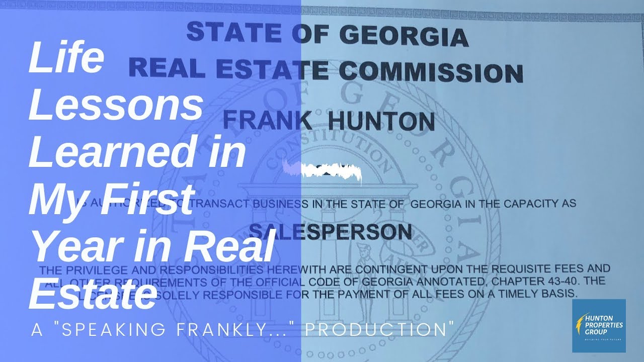 (Life) Lessons Learned in My First Year in Real Estate