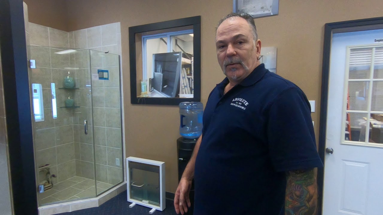 Absolute Shower Doors header or no header, When does my frameless shower door need a header?