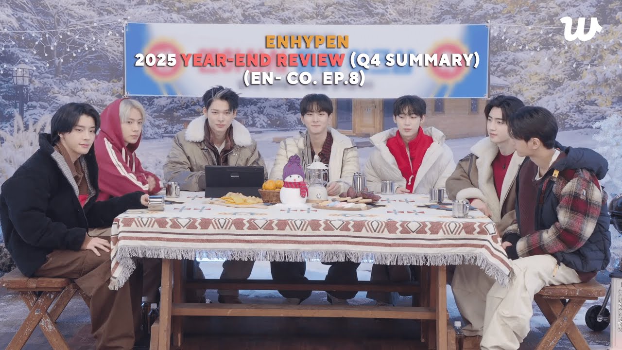 [MULTI SUB] ENHYPEN WEVERSE LIVE (2025.12.31) | 2025 Year-End Review (Q4 Summary) (EN- Co. EP.8) ⛄️