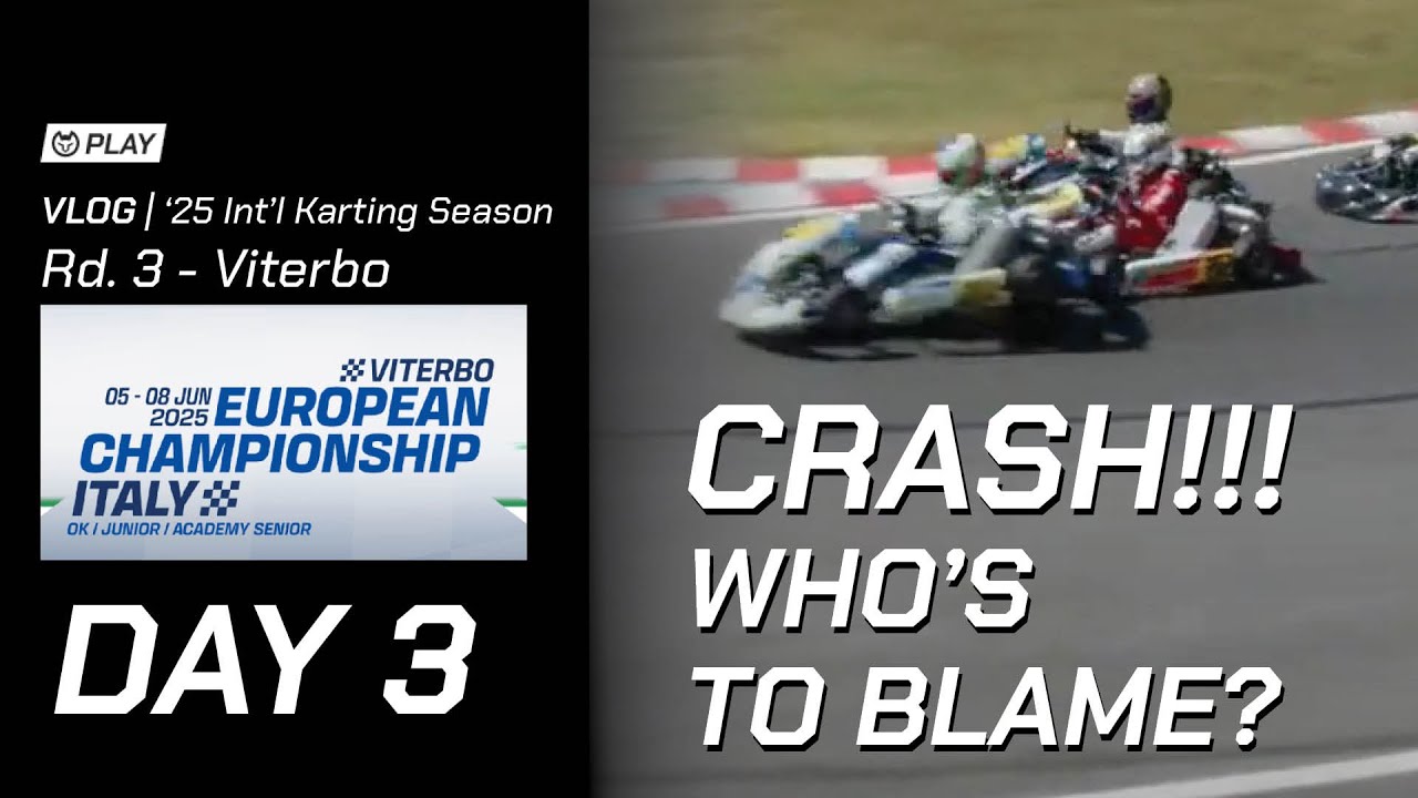 VLOG - Day 3 - FIA Karting European Championship OK-OKJ 2025 - Rd 3 - Viterbo