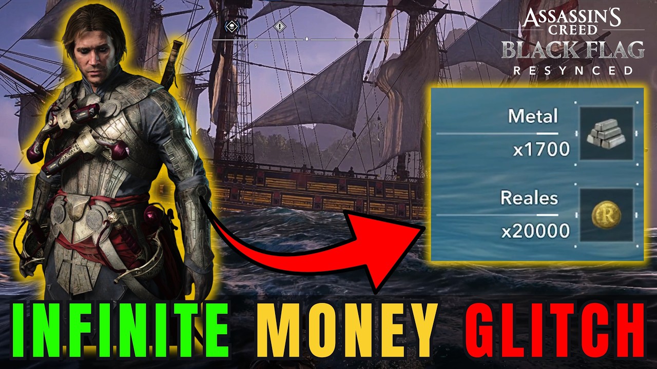BEST Early Game Money Glitch That Still Works | AC Black Flag Resynced