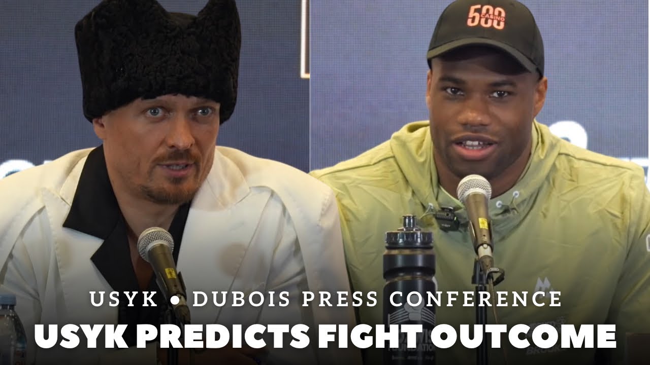 OLEKSANDR USYK ‘FOR THE FIRST TIME EVER’ PREDICTS DANIEL DUBOIS REMATCH• Press Conference