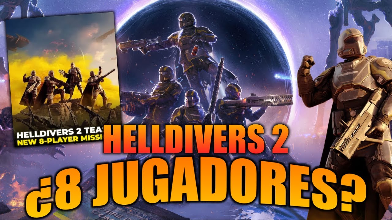 ¿Se CONFIRMAN Partidas de 8 JUGADORES en Helldivers 2?