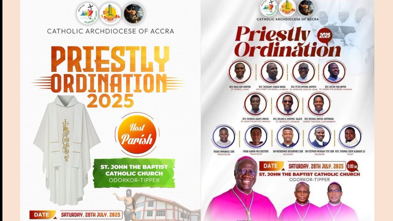 2025 PRIESTLY ORDINATION OF THE CATHOLIC ARCHDIOCESE OF ACCRA