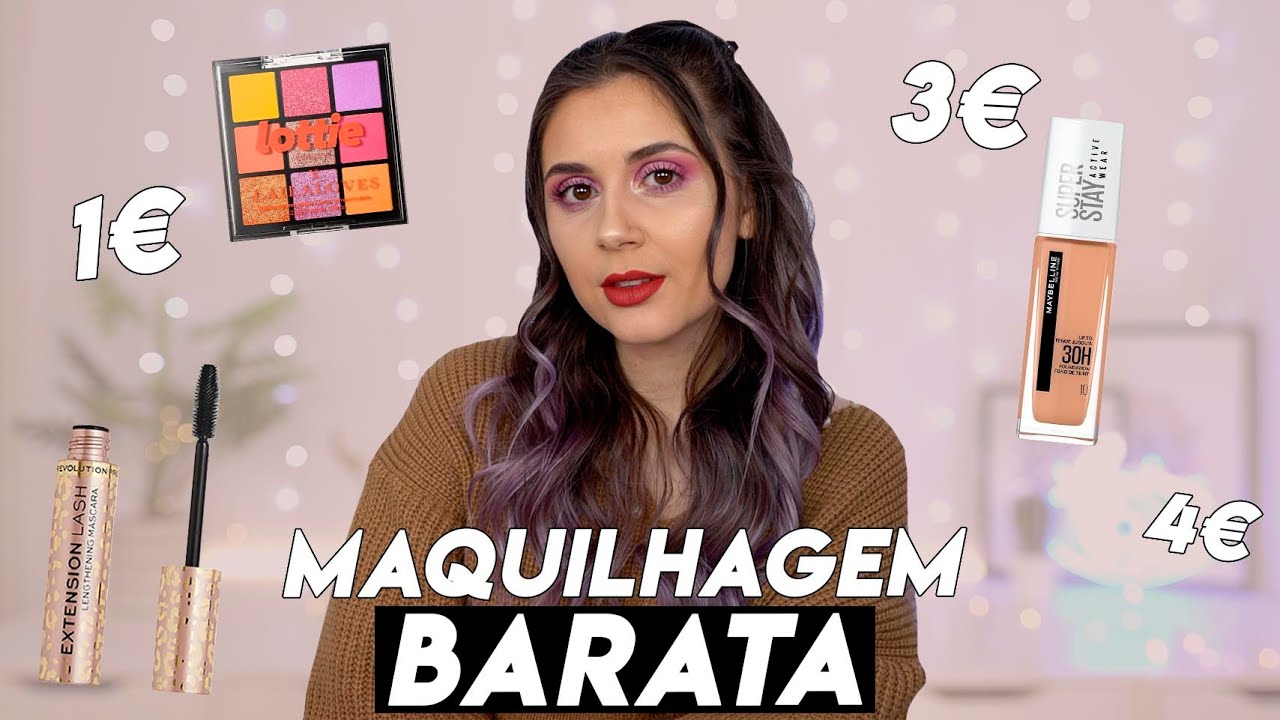 EXPERIMENTEI MAQUILHAGENS BARATAS | PECHINCHA | Joana Gentil