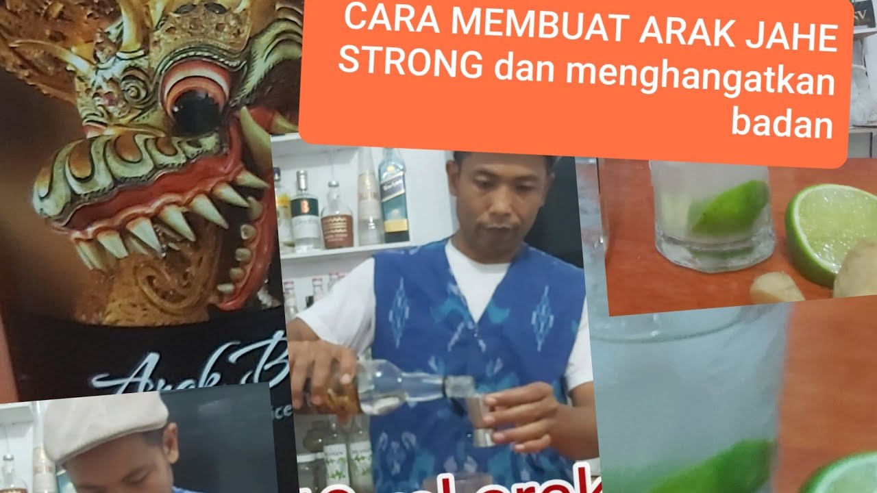 ARAK JAHE || bali spirit mix with ginger,