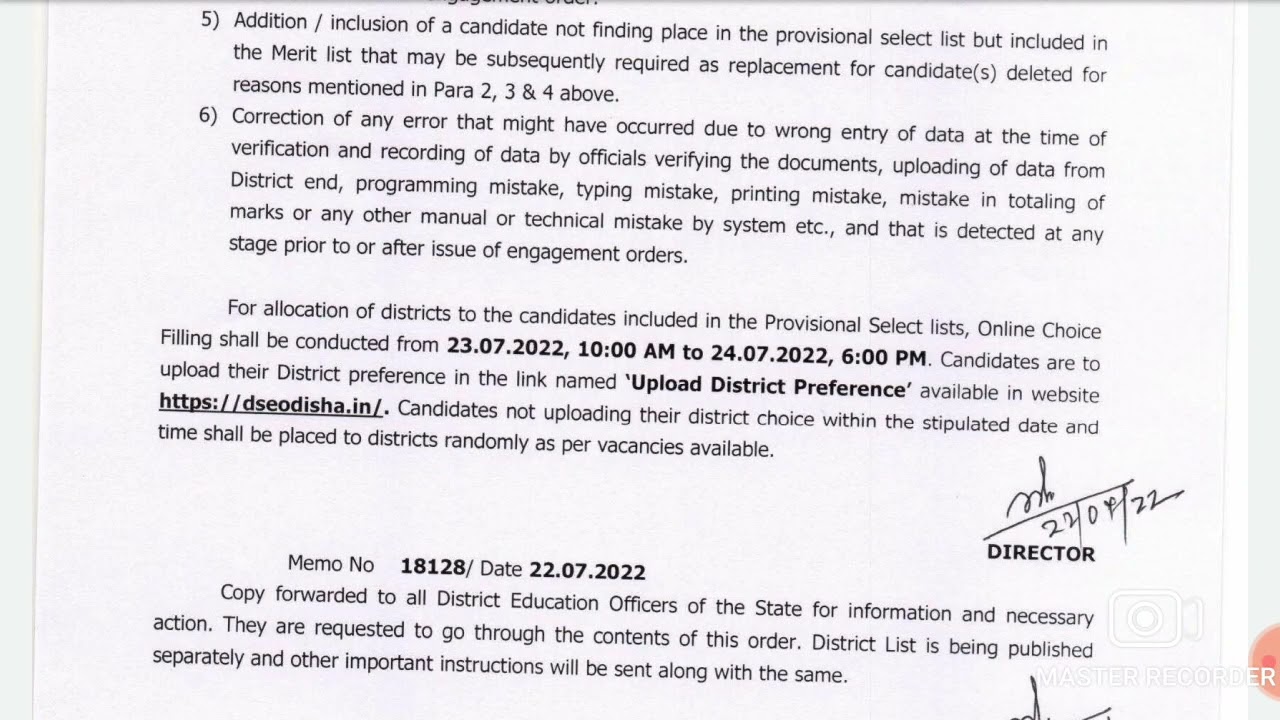 TGT /ARTS, SCIENCE,HINDI,SANS, PET Teacher Final merit list Out.. ( Choice filling 23/24-07-2022)