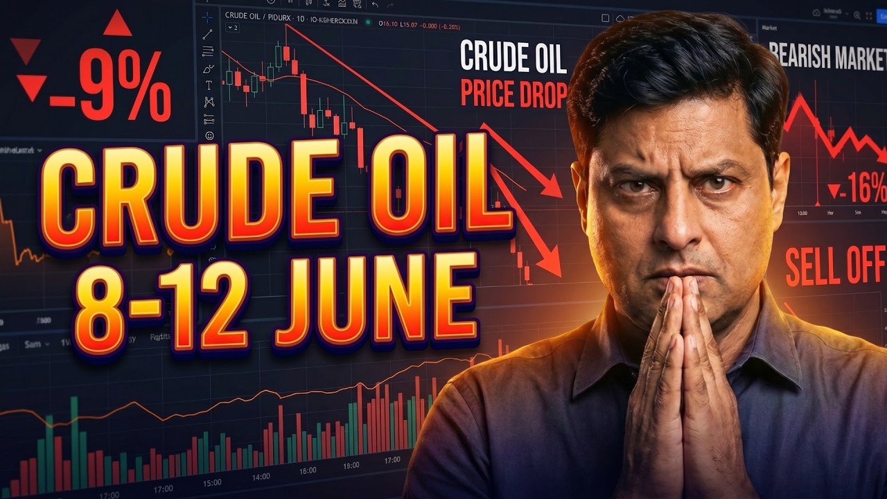 Why Crude Oil Price Drop More Next Week? Crude Oil Price Prediction For Next Week 8-12 June #oil