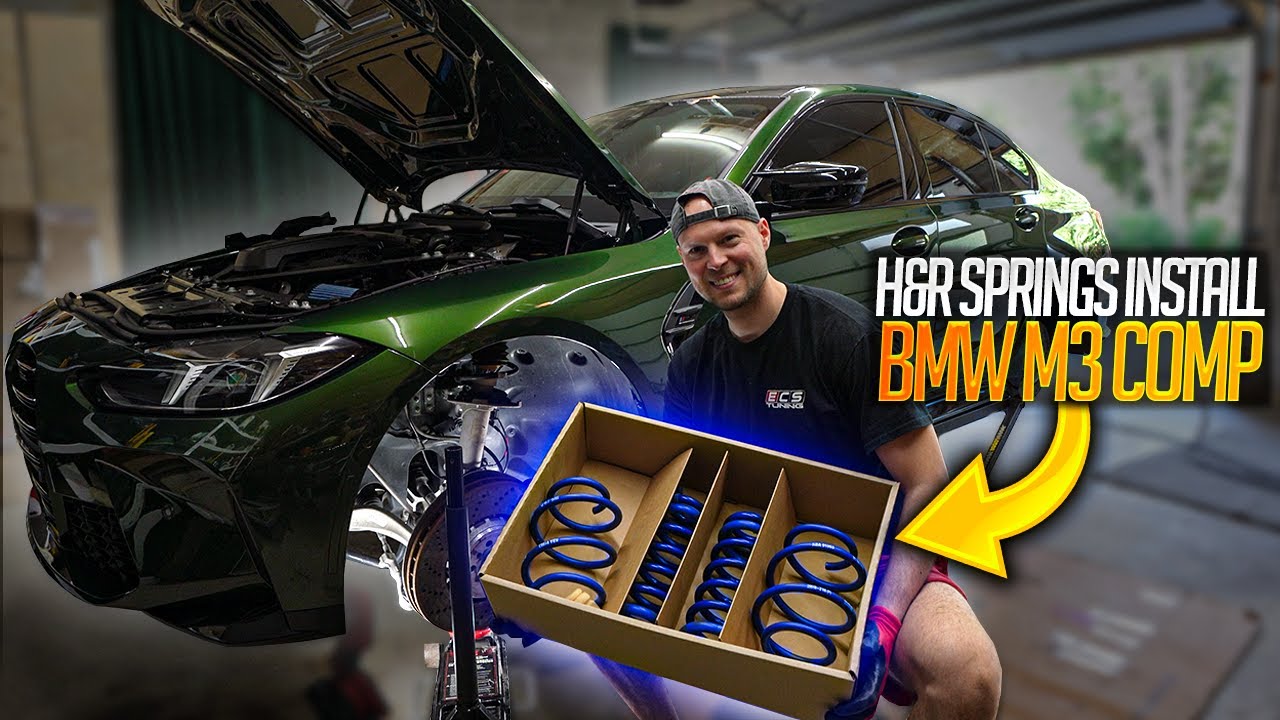 Installing H&R Sport Springs on the BMW G80 M3 COMP!!