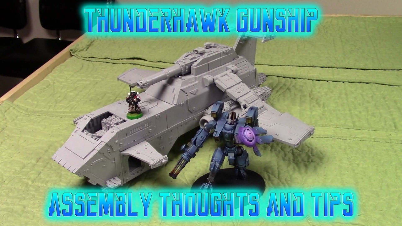 Forgeworld Thunderhawk Gunship - Assembly thoughts and tips