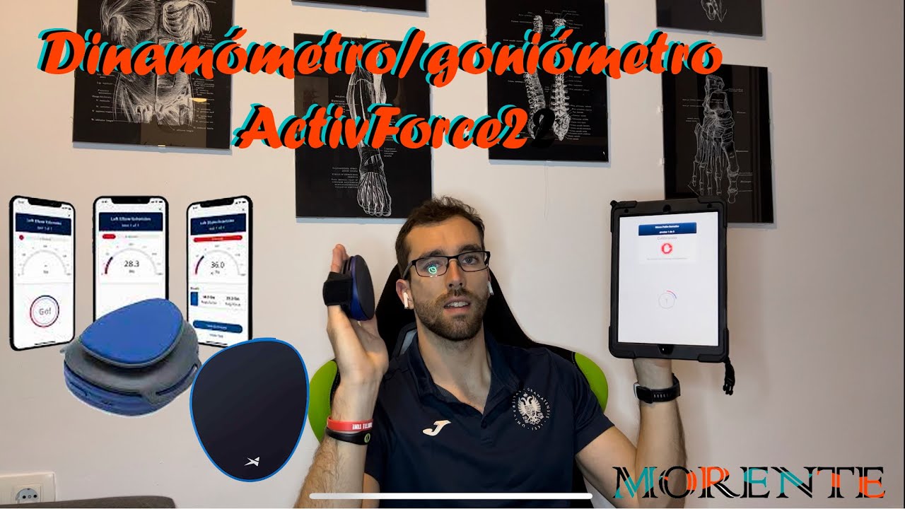 Revisión de activforce2 en español, dinamómetro y goniómetro con conexión bluetooth, activbody