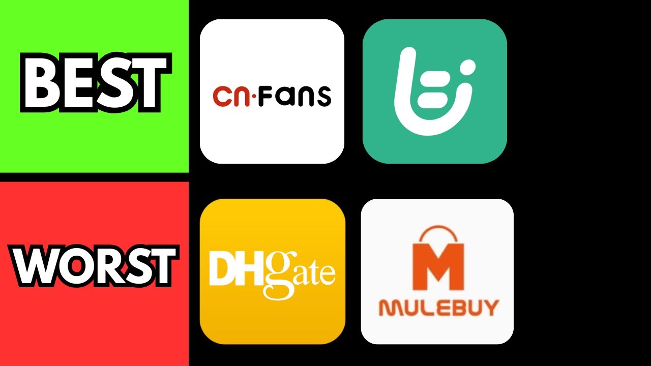 RANKING EVERY REP AGENT | HONEST REVIEW (CNfans, ACbuy, DHgate)