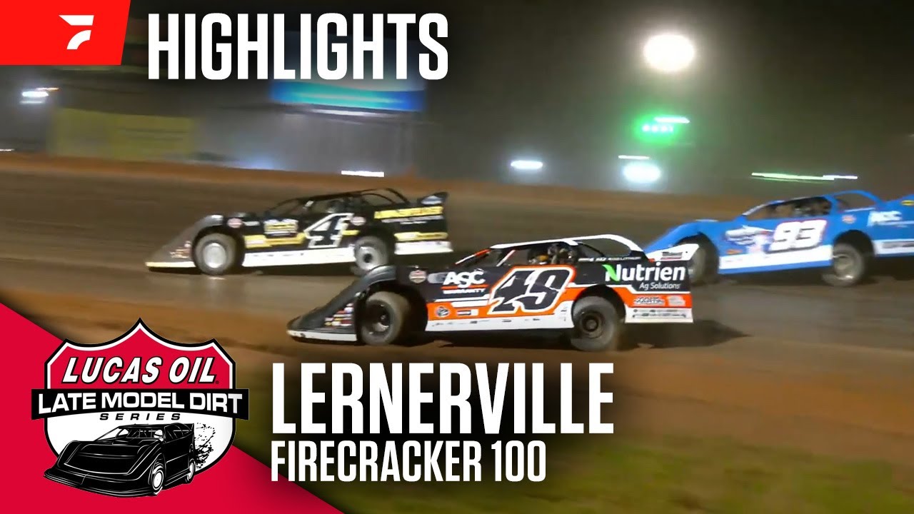 Firecracker 100 | Lucas Oil Late Model Dirt Series at Lernerville Speedway 6/21/25 | Highlights