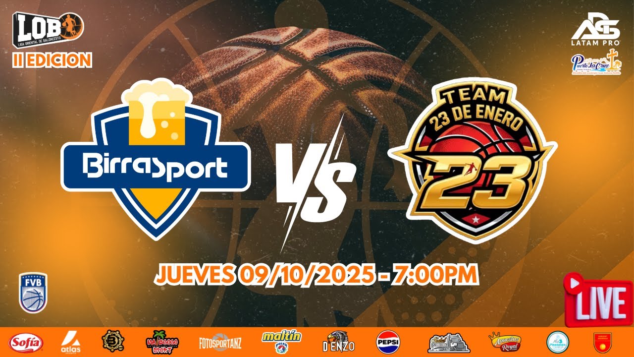 LIGA ORIENTAL DE BALONCESTO Birrasport VS Tean 23 de Enero