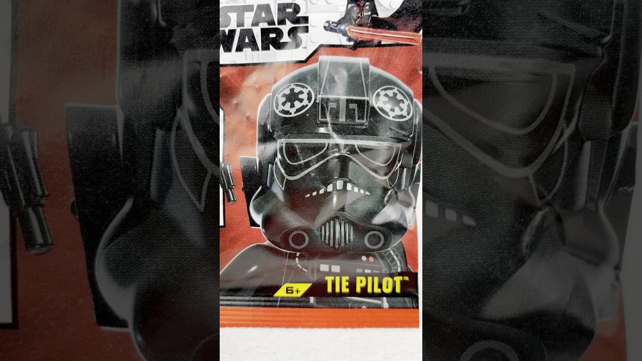 Lego Star Wars Minibuild - TIE Pilot #lego #starwars #minibuild #minifigure #tiefighter #pilot