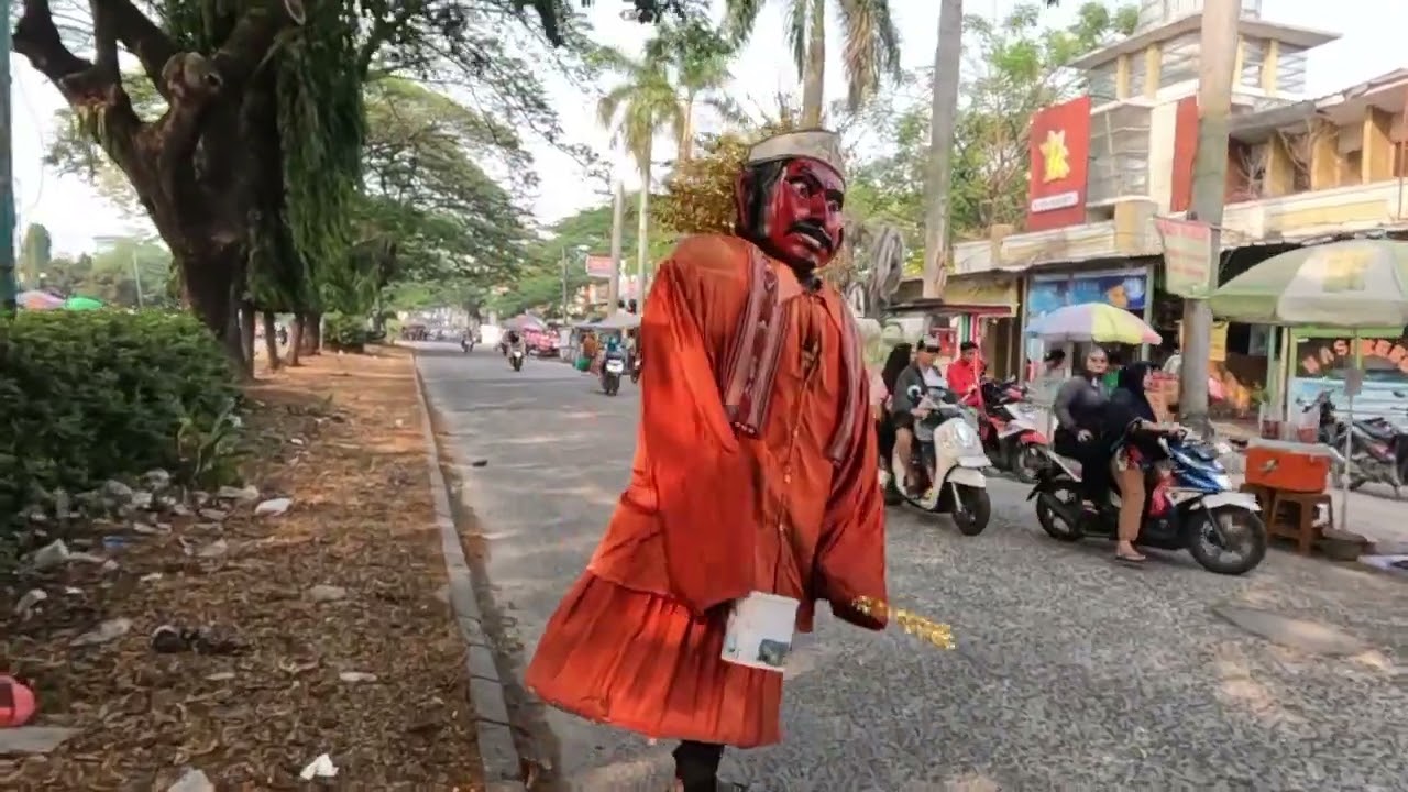 Ondel Ondel Pasar Ahad Minggu kaget Taman Kebalen bulan Maulud #tamankebalen #bekasi