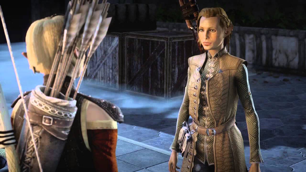 Dragon Age Inquisition - Sera reacts to the various races