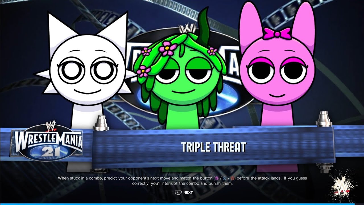 Triple Threat. Wenda vs Vineria Vs Pinky WWE2K24